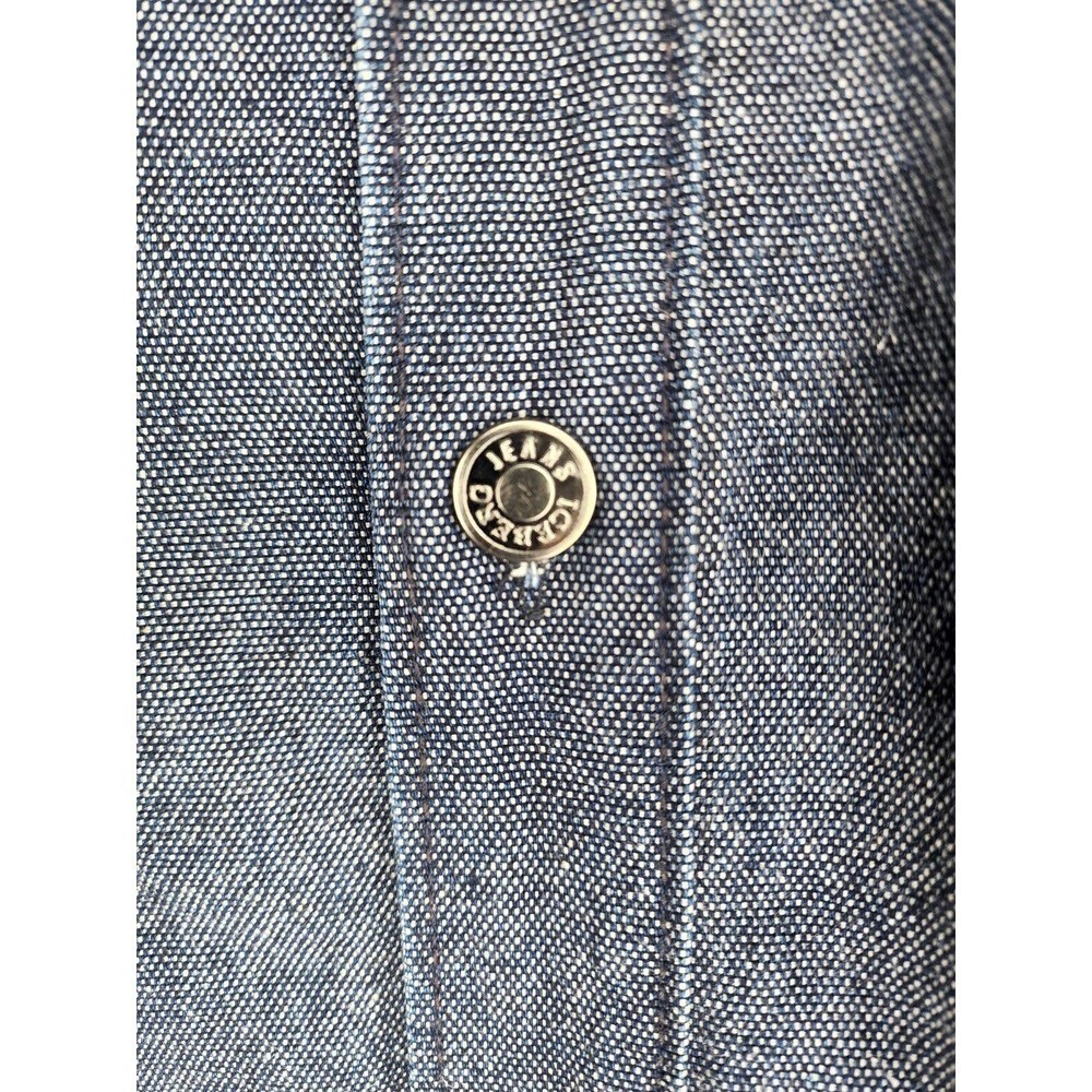 History Iceberg Denim Jean Trucker Jacket Italy Size XL - Picture 5 of 10